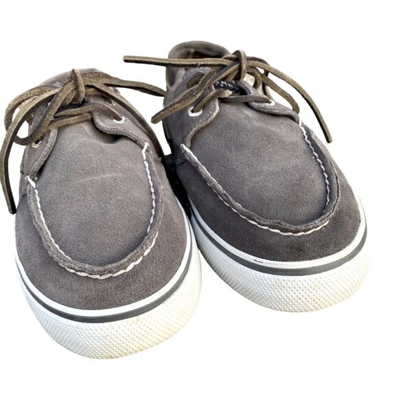Sperry Topsider Bahama II Canvas Grey Sneakers Shoes Women’s size 9.5 - Picture 7 of 12